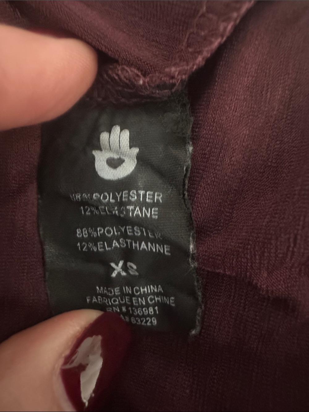 Spiritual Gangster Maroon Graphic Muscle Tank - MANIFEST - Picture 4 of 4